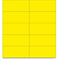 MasterVision 2" Magnetic Dry Erase Strips - 2" Length x 0.88" Width - 25 / Bag - Yellow