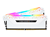 CORSAIR Vengeance RGB PRO - DDR4 - kit - 16 GB: 2 x 8 GB - DIMM 288-pin - 3200 MHz / PC4-25600 - CL16 - 1.35 V - unbuffered - non-ECC - white