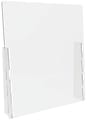 Deflect-O Acrylic Countertop Barriers, 36"H x 31-3/4"W x 3/16"D, Clear, Set Of 2 Barriers  1 thumbnail image