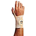 Ergodyne ProFlex 4000 Single-Strap Neoprene Wrist Support, Right, Small, Tan