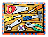 Melissa & Doug Tools Chunky Puzzle 1 thumbnail image