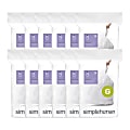 simplehuman Custom Fit Can Liners, G, 8 Gallons, White, Pack Of 240 Liners 1 thumbnail image