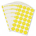 Universal Permanent Self Adhesive Label - 1008 / Pack - Yellow 1 thumbnail image