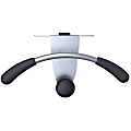Alba Over-the-panel Coat Hook Hanger, 44 lb (19.96 kg) Capacity, 7.9"H x 14.6"W, for Coat, Cubicle, Clothes, Powder Coated 1 thumbnail image