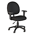Bush Business Furniture Accord Task Chair With Arms, Black Fabric, Standard Delivery
