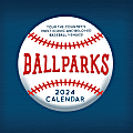 2024 TF Publishing Sports Monthly Wall Calendar, 12” x 12”, MLB Ballparks, January To December