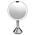 simplehuman Round Sensor Mirror, Brushed Silver 1 thumbnail image