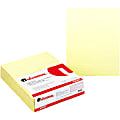 Universal 42000 Writing Pad - 50 Sheet - 16lb - Narrow Ruled - Letter 8.5" x 11" - 12 / Pack - Canary 1 thumbnail image