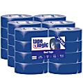 Tape Logic® Color Duct Tape, 3" Core, 2" x 180', Blue, Case Of 24