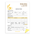 Custom Carbonless Business Forms, Create Your Own, Value Full-Color, 8 1/2” x 11”, 3-Part, Box Of 50