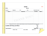 Custom Carbonless Business Forms, Create Your Own, Booklet, One Color Ink, 8 1/2” x 5 1/2”, 2-Part, Box Of 5 booklets, 50 forms Per Book