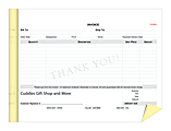 Custom Carbonless Business Forms, Create Your Own, Booklet, One Color Ink, 8 1/2” x 5 1/2”, 2-Part, Box Of 5 booklets, 50 forms Per Book 1 thumbnail image