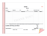 Custom Carbonless Business Forms, Create Your Own, Booklet, One Color Ink, 8 1/2” x 5 1/2”, 3-Part, Box Of 5 Booklets, 50 forms Per Booklet