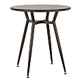 LumiSource Clara Industrial Dinette Table, 30-1/4"H x 27-3/4"W x 27-3/4"D, Antique Metal 1 thumbnail image