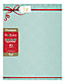 Geo Studios Holiday-Themed Foiled Letterhead Paper, Letter Size, Joy, Pack Of 40 Sheets
