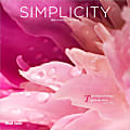 2026 Brush Dance Simplicity Monthly Plastic-Free Square Wall Calendar, 12" x 12", Inspiration, January to December 2026, 9798330705627 1 thumbnail image