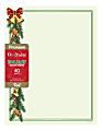 Geo Studios Holiday-Themed Foiled Letterhead Paper, Letter Size, Holiday Garland, Pack Of 40 Sheets 1 thumbnail image