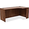 Lorell® Essentials 66"W Right Corner Computer Desk Credenza, 66"W Computer Desk, Walnut