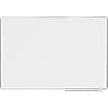 MasterVision Magnetic Gold Ultra Dry Erase Board - White, Gold - Aluminum, Steel - Magnetic, Dry Erase Surface, Marker Tray