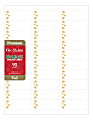 Geo Studios Holiday-Themed Mailing Labels, Rounded Corners, 1” x 2-11/16”, Gold Snowflake, Pack Of 90 Labels 1 thumbnail image