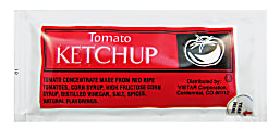 Vistar Single-Serve Ketchup Packets, 0.25 Oz, Pack Of 200