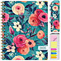 2026 Excello Brands Hardcover Fashion Daily/Weekly/Monthly Planner, 8.5" x 11", Teal Floral November 2025 - December 2026, (FSHN-CY26-8511-17) 1 thumbnail image