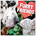 TF Publishing Animal Wall Calendar, 12" x 12", Furry Friends, January To December 2023