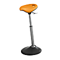 Safco® Active Mobis Seat, Orange/Black