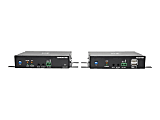 Tripp Lite DisplayPort Over Fiber Extender Kit 4K @ 30Hz IR USB Duplex SMF Singlemode TAA - 1 Computer(s) - 1 Local User(s) - 1 Remote User(s) - 32808.40 ft Range - 4K - 3840 x 2160 Maximum Video Resolution