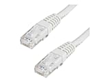 StarTech.com 2ft CAT6 Ethernet Cable - White Molded Gigabit CAT 6 Wire - 100W PoE RJ45 UTP 650MHz - Category 6 Network Patch Cord UL/TIA - 2ft White CAT6 up to 160ft - 650MHz - 100W PoE - 2 foot UL ETL verified