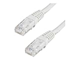 StarTech.com 2ft CAT6 Ethernet Cable - White Molded Gigabit CAT 6 Wire - 100W PoE RJ45 UTP 650MHz - Category 6 Network Patch Cord UL/TIA 1 thumbnail image