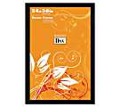 DAX Ebony Wood Poster Frame - Holds 24" x 36" Insert - Wall Mountable - Vertical, Horizontal - 1 Each - Wood - Black 1 thumbnail image
