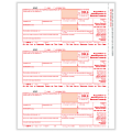 ComplyRight® 1099-A Tax Forms, 3-Up, Federal Copy A, Laser, 8-1/2" x 11", Pack Of 150 Forms