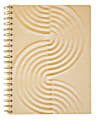 TUL® Spiral-Bound Notebook, Junior Size, 1 Subject, Narrow Ruled, 80 Sheets, Yellow Swirl