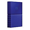 WD My Passport® 4TB Portable External Hard Drive, Blue