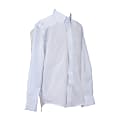 Royal Park Boys Uniform, Long-Sleeve Oxford Polo Shirt, Medium, White 1 thumbnail image