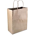 COSCO Premium Paper Shopping Bags, 10"W x 13"L, Kraft Brown, Box Of 50 1 thumbnail image