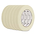 Universal General Purpose Masking Tape - 18mm Width x 55m Length - 3" Core - Removable - Dispenser Not Included - 1 / Pack