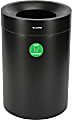 Alpine Industries Stainless Steel Compost Can, 50 Gallon, Black 1 thumbnail image