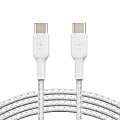 Belkin BoostCharge Braided USB-C To USB-C Cable, 1M/3.3ft, White 1 thumbnail image