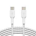 Belkin BoostCharge Braided USB-C To USB-C Cable, 1M/3.3ft, White