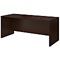 Bush Business Furniture Components Office 72"W Computer Desk, Mocha Cherry, Standard Delivery