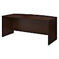 Bush Business Furniture Components Bow Front Desk, 72"W x 36"W, Mocha Cherry, Standard Delivery