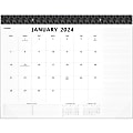 2024 AT-A-GLANCE® Elevation Monthly Desk Pad Calendar, 21-3/4" x 17", January to December 2024, SK752400