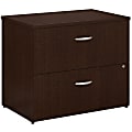 Bush Business Furniture Series C Components 35-2/3"W x 23-3/10"D Lateral 2-Drawer File Cabinet, Mocha Cherry/Mocha Cherry, Standard Delivery, WC12954C 1 thumbnail image