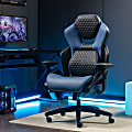Shaquille O’Neal™ Sciron Big & Tall Ergonomic High-Back Vegan Leather Executive Gaming Office Chair, Black/Blue 1 thumbnail image