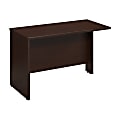 Bush Business Furniture Components Privacy Return Bridge, 42"W x 24"D, Mocha Cherry, Premium Installation 1 thumbnail image