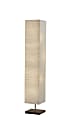 Adesso® Dune Floor Torchiere, 57-1/4"H, White Shade/Walnut Base 1 thumbnail image