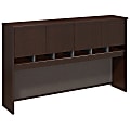 Bush Business Furniture Components 4 Door Hutch, 72"W, Mocha Cherry, Standard Delivery