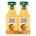 Simply Orange Pulp-Free Orange Juice, 46 Oz, Pack Of 2 Bottles 1 thumbnail image